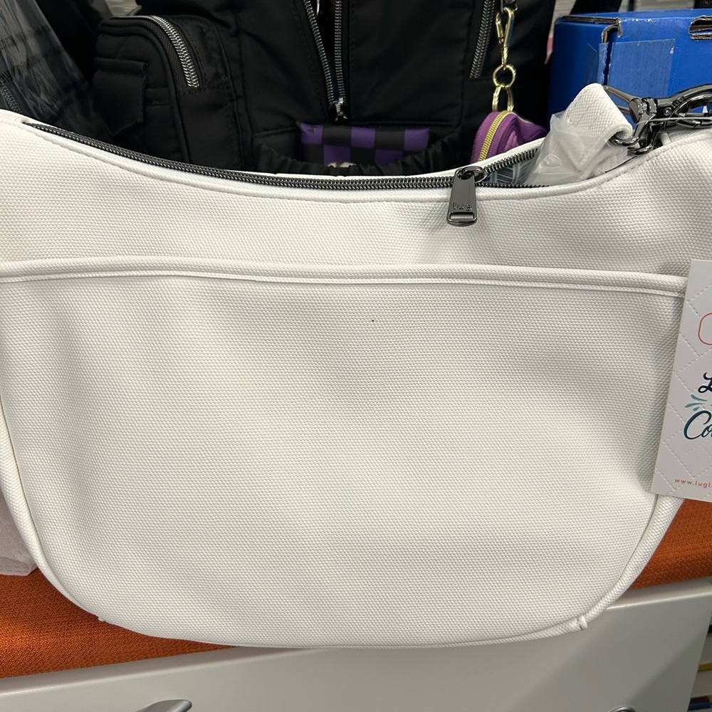 Lug Harmony White Matte Luxe Quilted Bag NWT - Picture 2 of 2